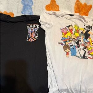 Cartoon Network Kids T-Shirts - Black and White